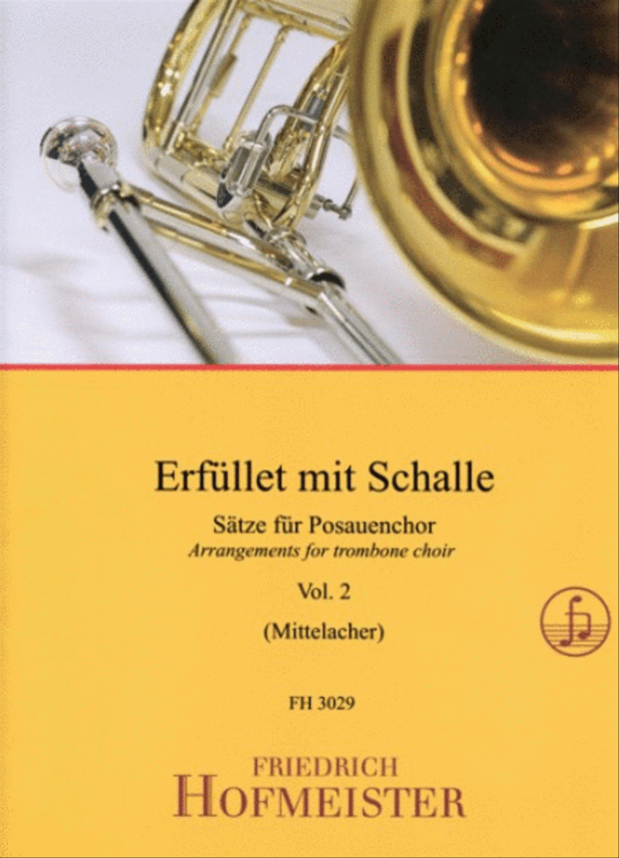Erfüllet mit Schalle, Vol. 2 Trombone scores gallery preview page 1