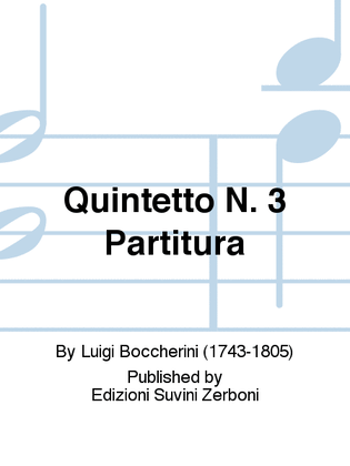 Quintetto N. 3 Partitura