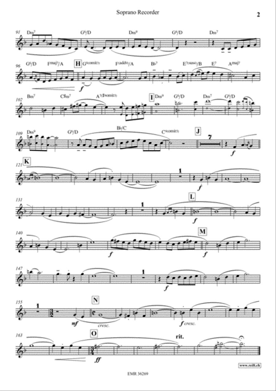 Summertime Soprano Recorder scores gallery preview page 3