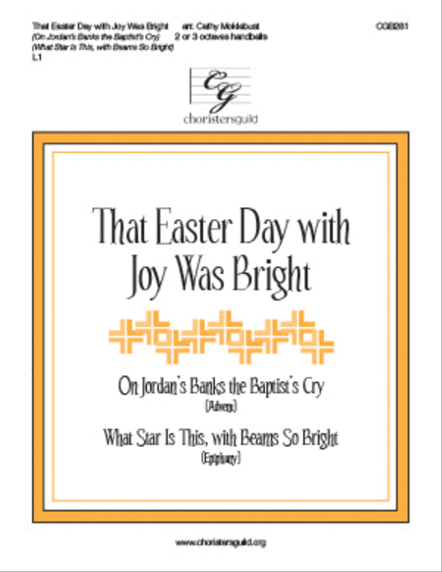 That Easter Day with Joy Was Bright Handbell Choir scores gallery preview page 1