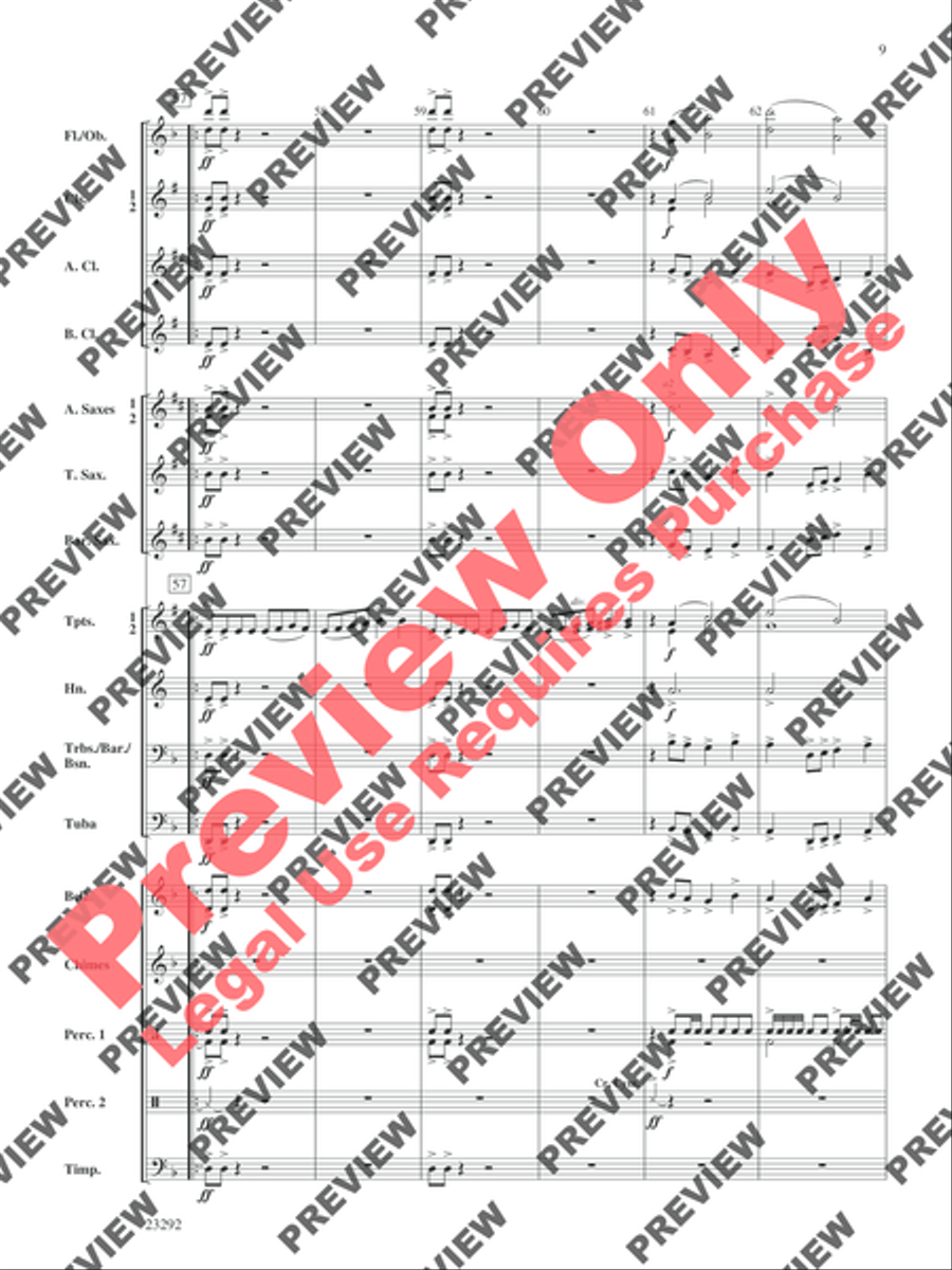 Castles and Dragons Castles and Dragons Concert Band scores gallery preview page 22