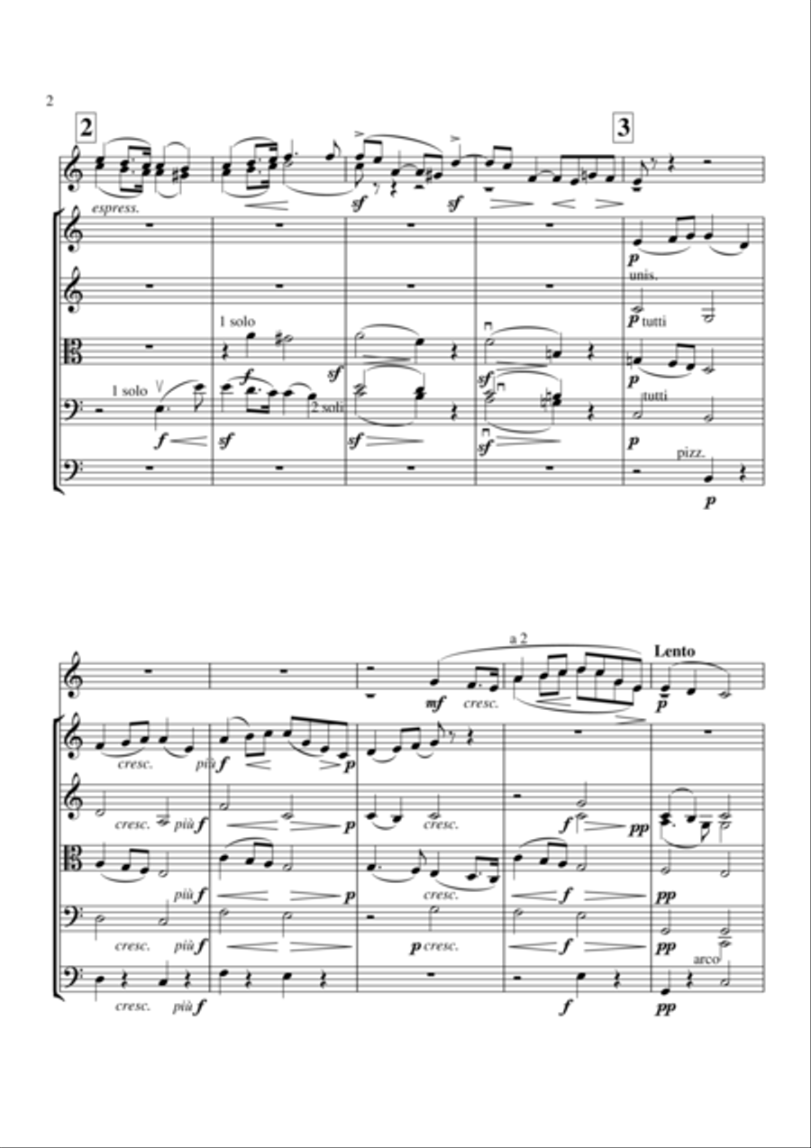 Cantique Cantique Flute scores gallery preview page 3
