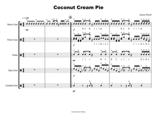 Coconut Cream Pie (Drumline Cadence)