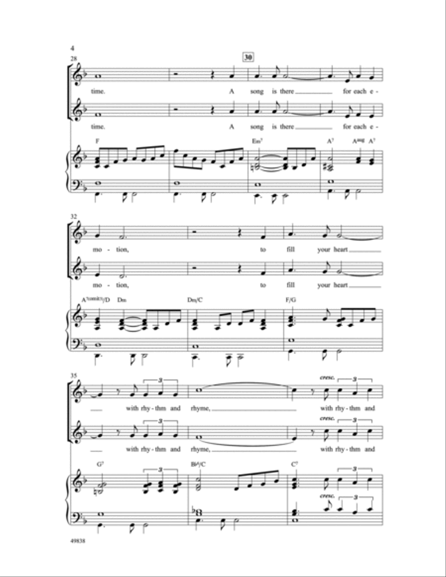 When Words Are Not Enough Choir scores gallery preview page 4