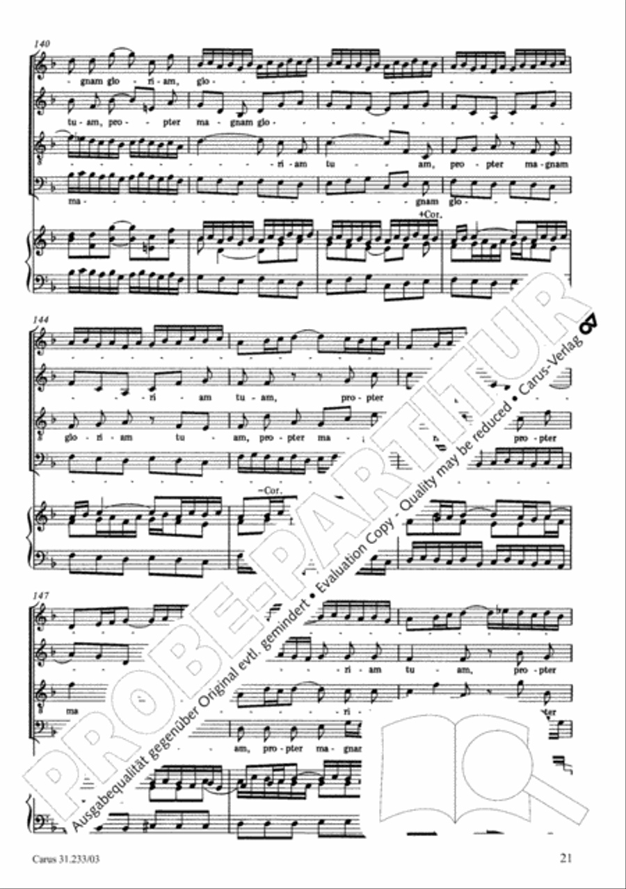 Mass in F major Mass in F major 4-Part scores gallery preview page 25