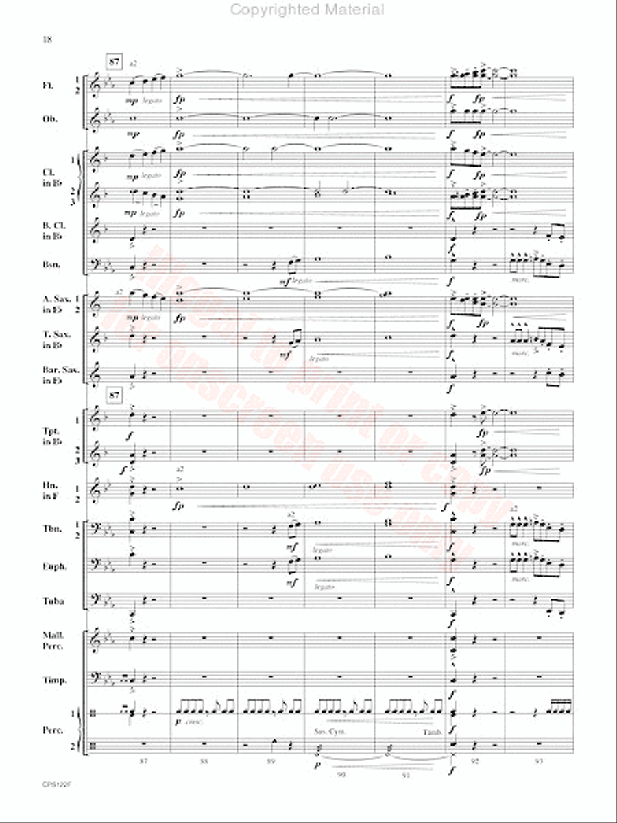 Escape the Lost City Escape the Lost City Concert Band scores gallery preview page 19