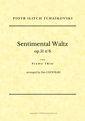 Sentimental Waltz - Piano Trio