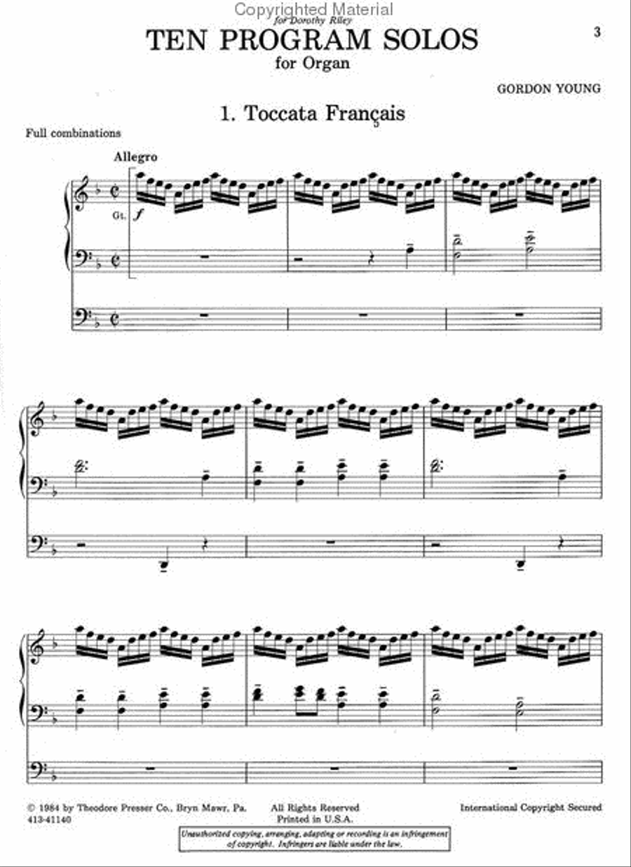 Ten Program Solos Chamber Music scores gallery preview page 2