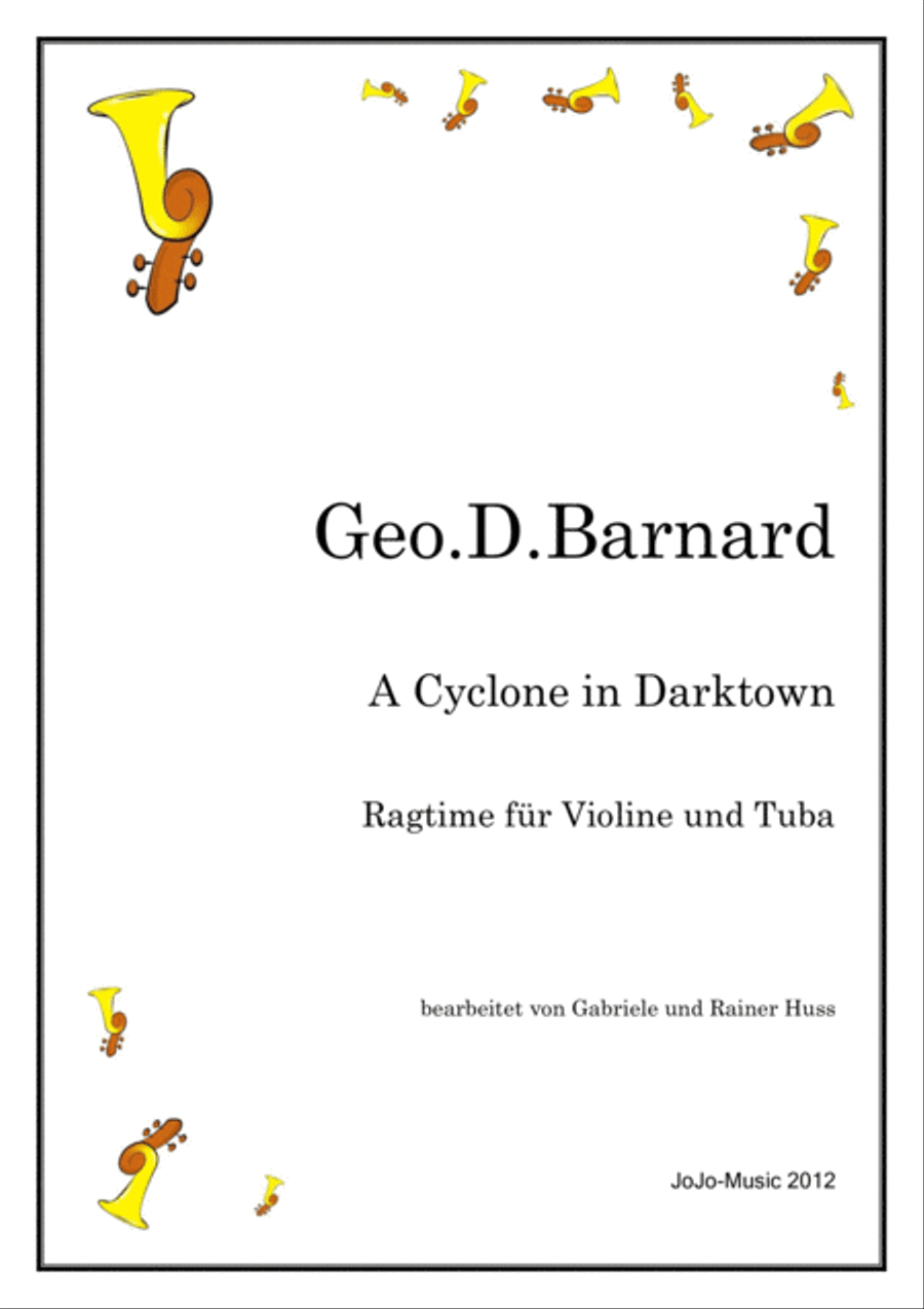 A Cyclone in Darktown A Cyclone in Darktown Tuba scores gallery preview page 1