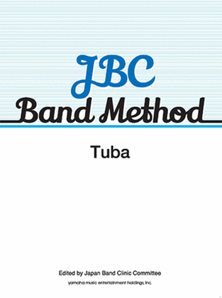 Book cover for JBC BAND METHOD Tuba
