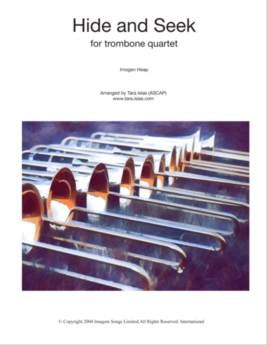 Hide And Seek Brass Quartet scores gallery preview page 1