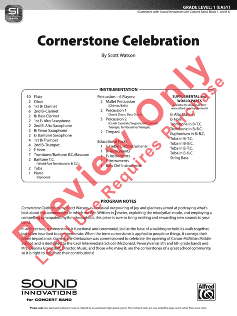 Cornerstone Celebration