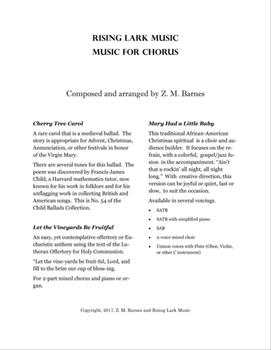 The Rockin' Carol (SAB) 3-Part scores gallery preview page 2
