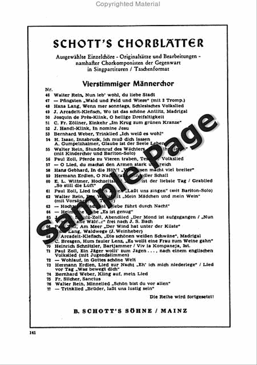 Gwinner V Freude Hebt D L Schwingen Men's Choir scores gallery preview page 5