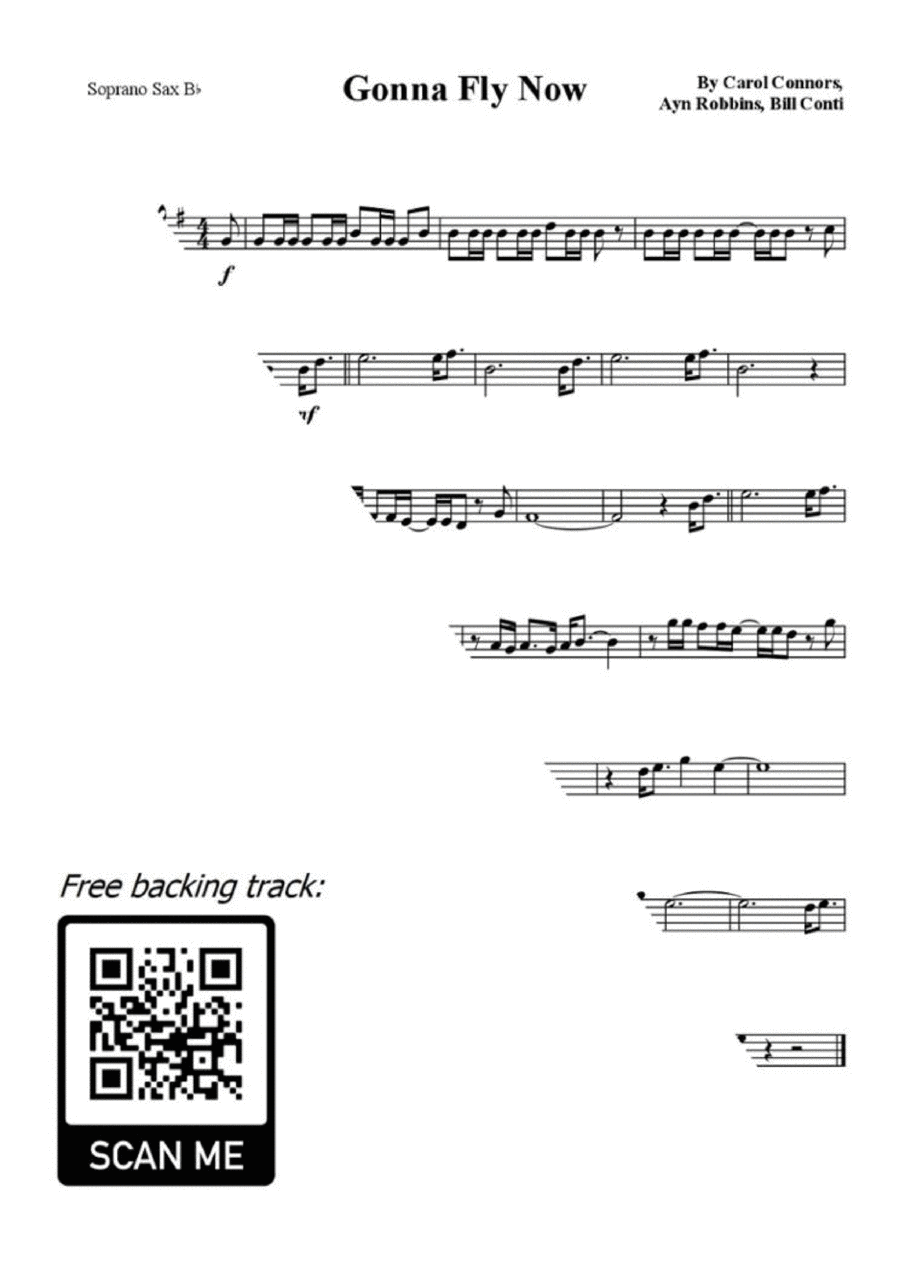 Gonna Fly Now Tenor Saxophone scores gallery preview page 1