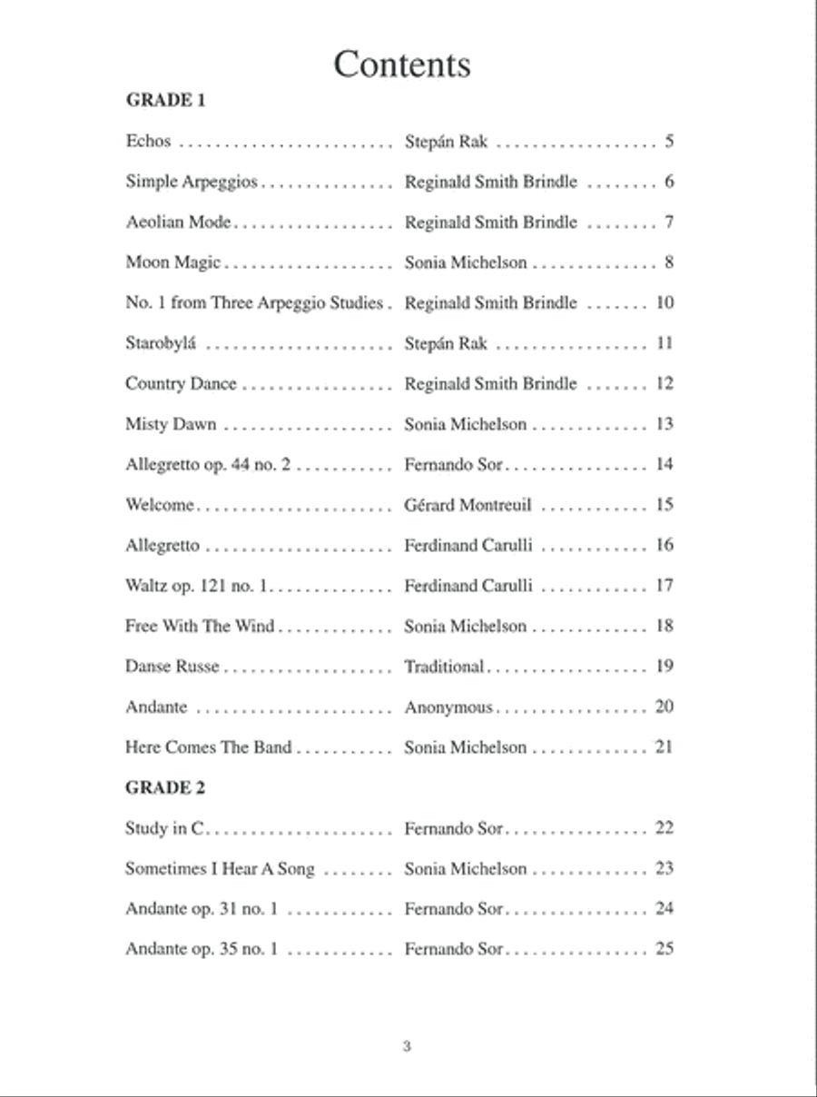 Young Beginner's First Repertoire for Classic Guitar Acoustic Guitar scores gallery preview page 4