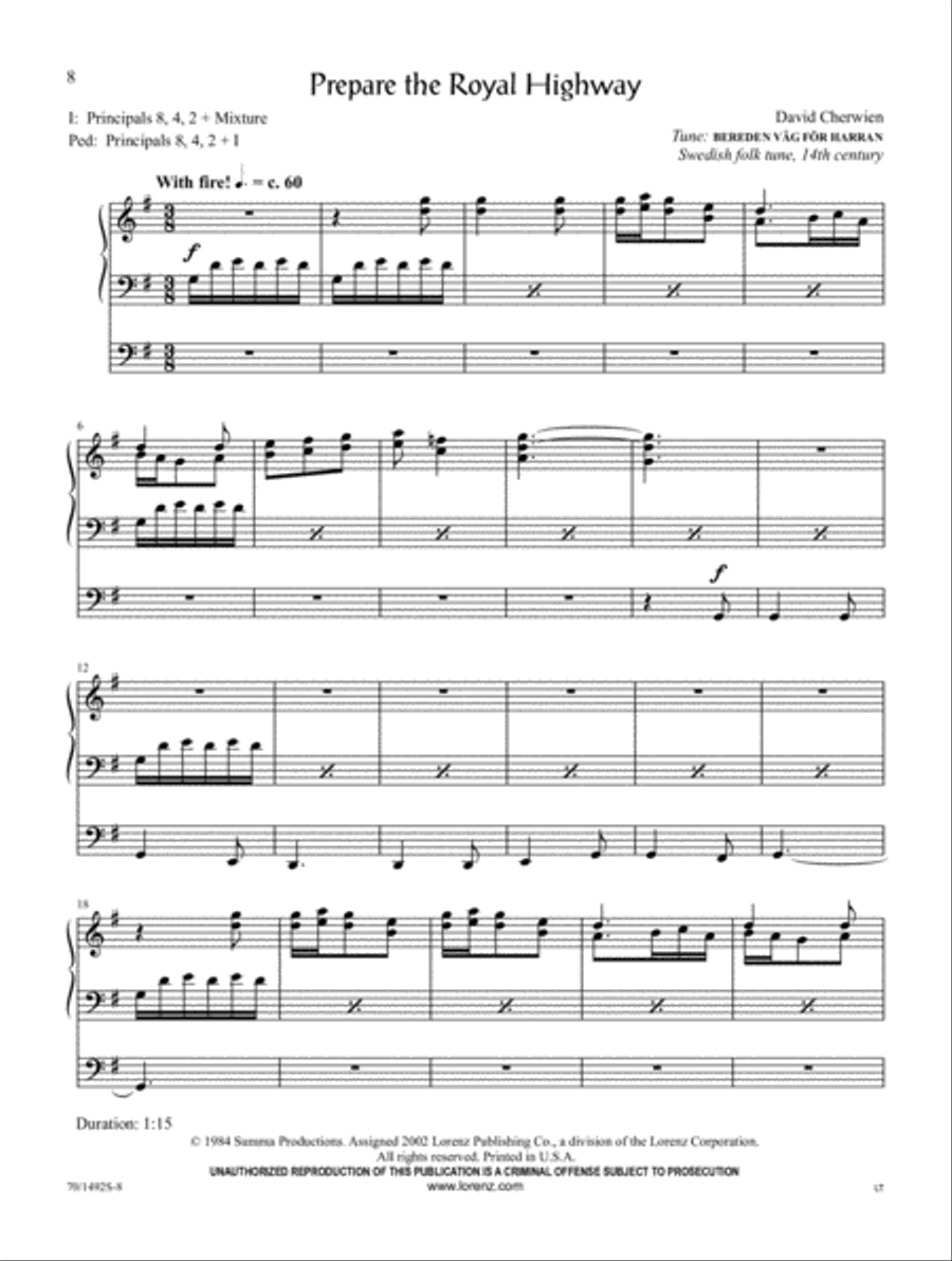 The David Cherwien Hymn Interpretation Series: Christmas, Volume 2 Organ Solo scores gallery preview page 3