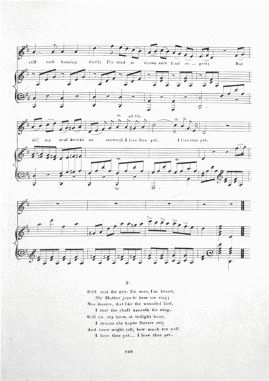 Thou'rt False To Me Voice scores gallery preview page 2