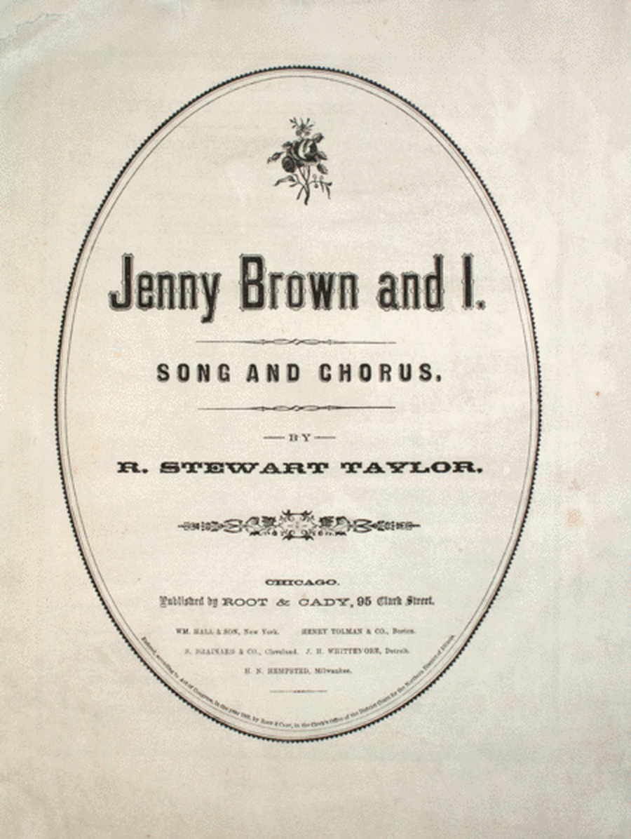 Jenny Brown and I. Song and Chorus
