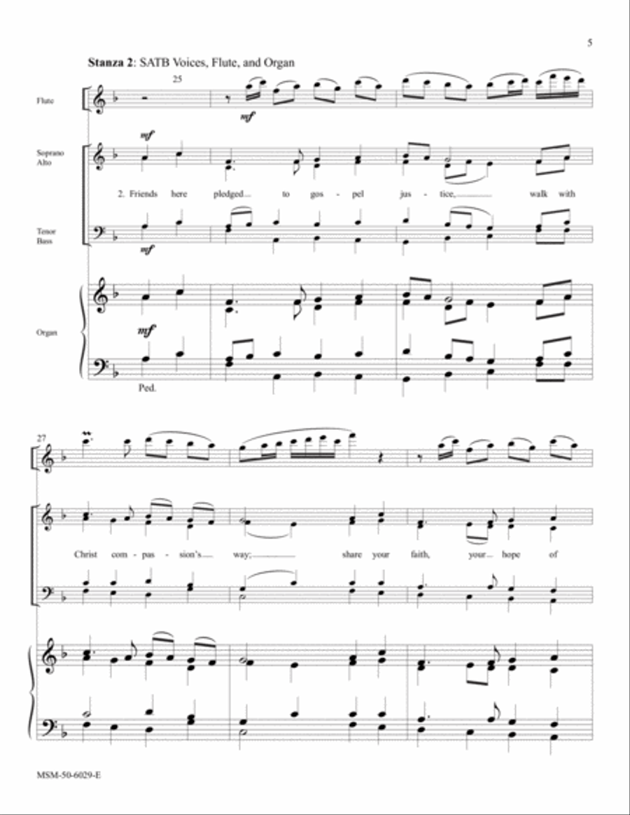 Family Born of Font and Spirit Choir scores gallery preview page 5
