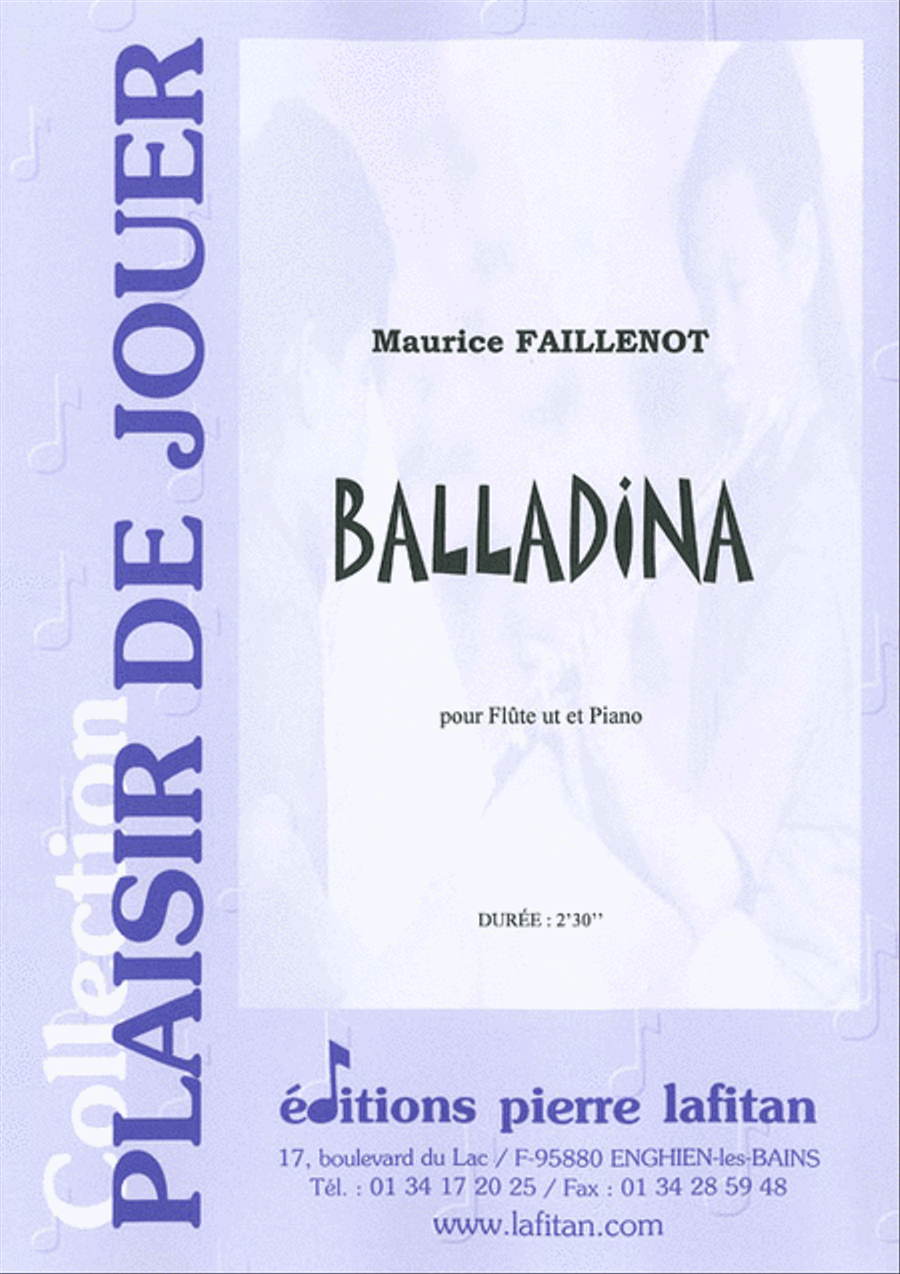 Balladina Flute Solo scores gallery preview page 1