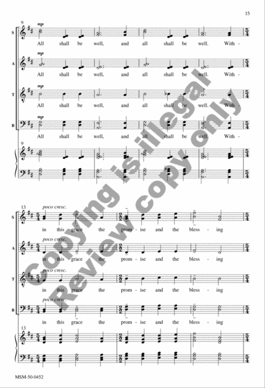 Annunciation Divisi scores gallery preview page 28