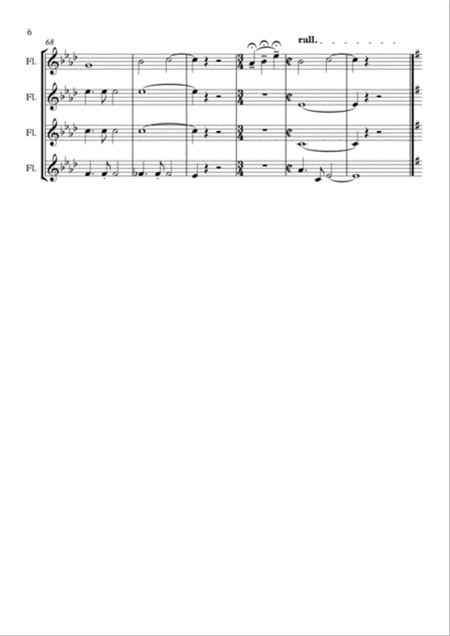 Spells of the Heart Woodwind Quartet scores gallery preview page 6