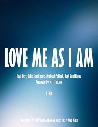 Book cover for Love Me Like I Am