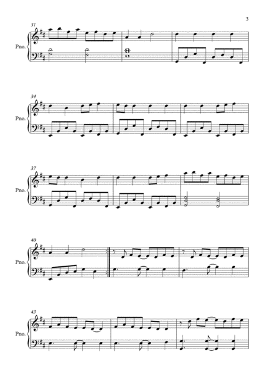 If I Can't Have You Piano Solo scores gallery preview page 3