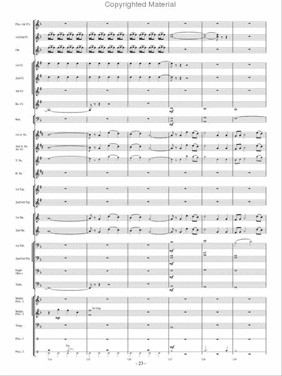 High Country Celebration High Country Celebration Concert Band scores gallery preview page 22