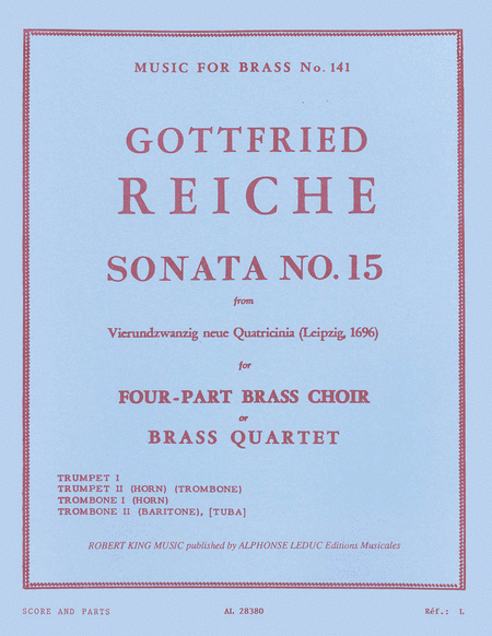 Sonata No.15 (quartet-brass)