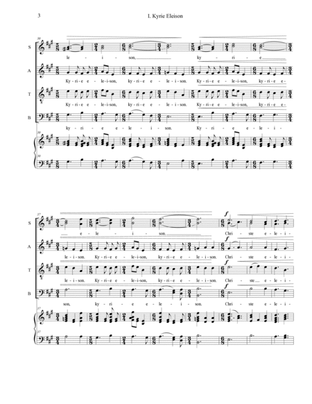 Kyrie Eleison From the A Cappella Mass image number null