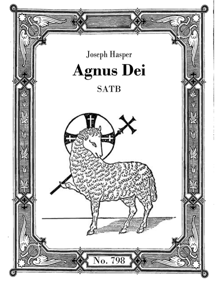 Agnus Dei (SATB a capella) image number null
