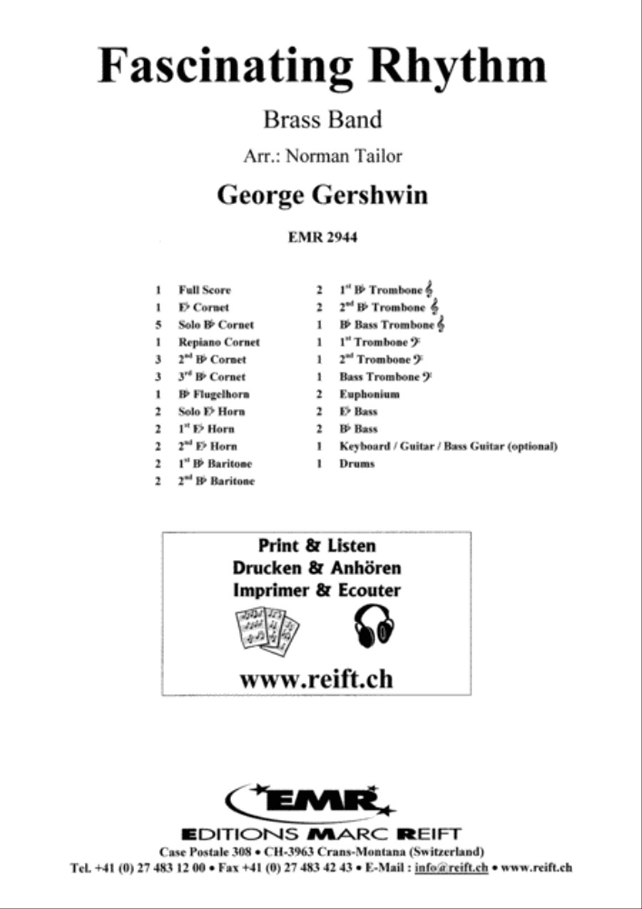 Fascinating Rhythm Fascinating Rhythm Brass Band scores gallery preview page 2