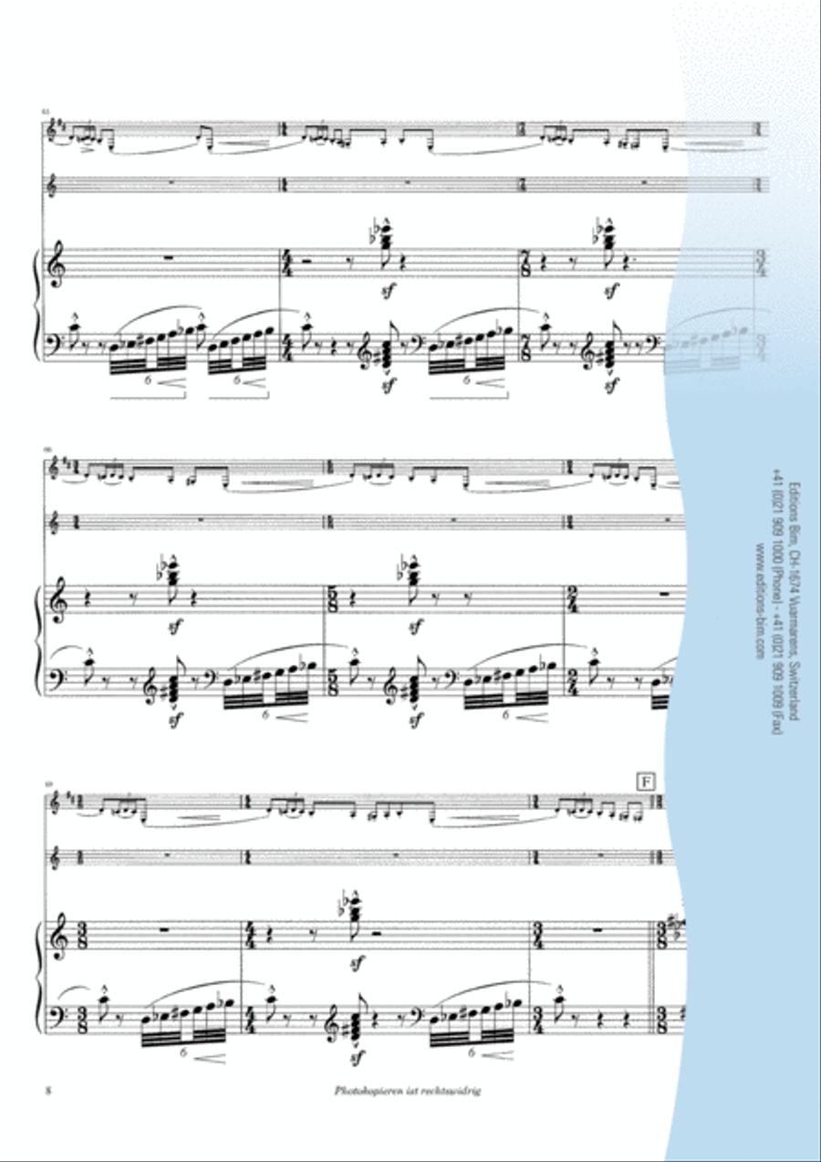 B'Shertah B'Shertah Clarinet scores gallery preview page 7