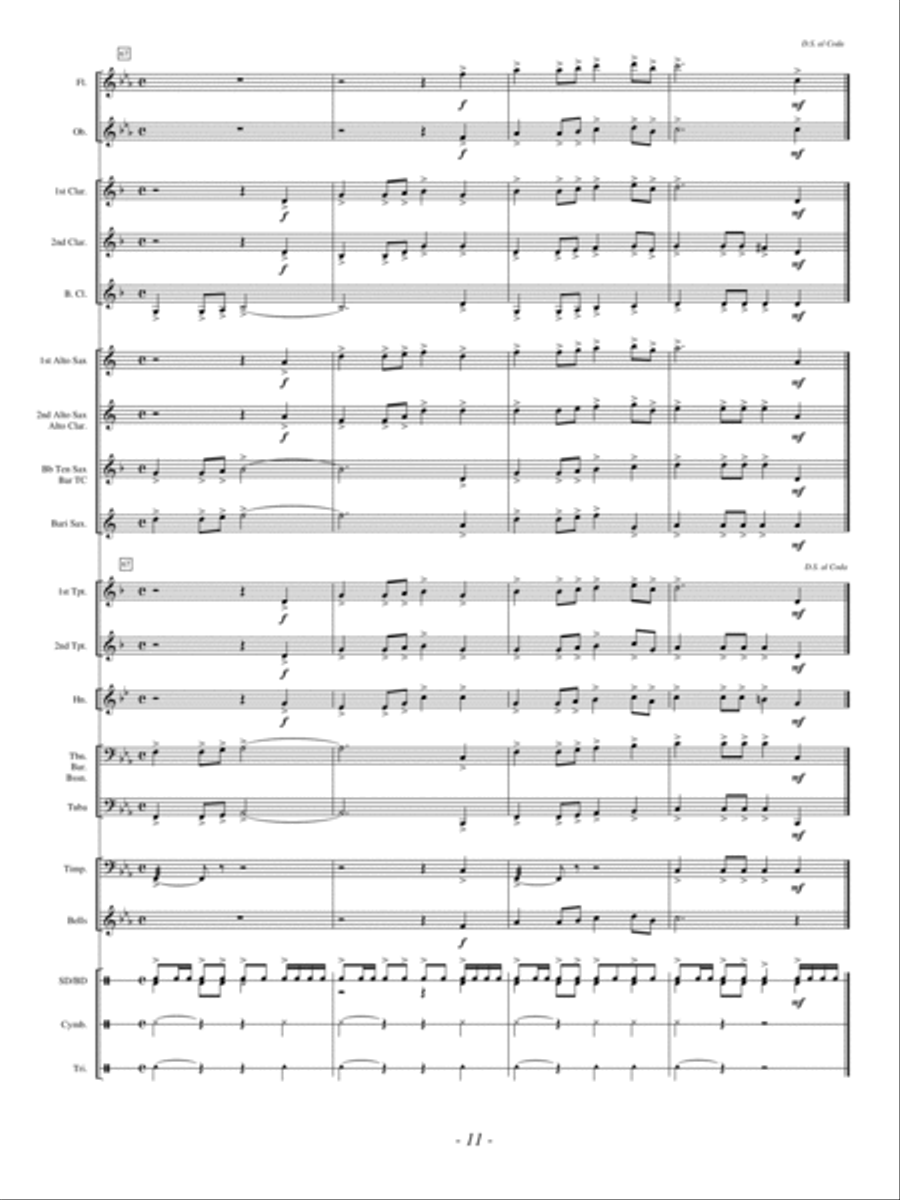 Beyond the Stars Beyond the Stars Concert Band scores gallery preview page 11