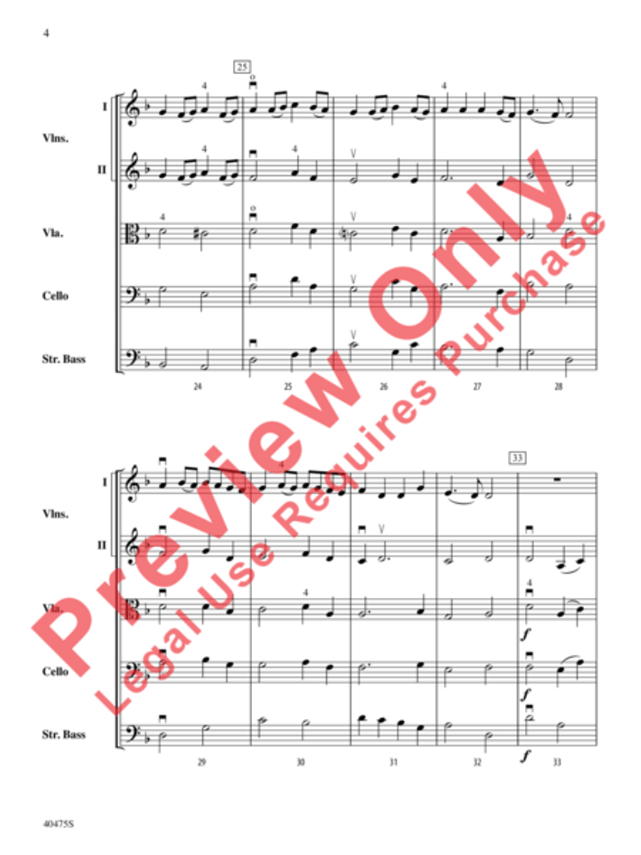 Dove's Vagary String Orchestra scores gallery preview page 5