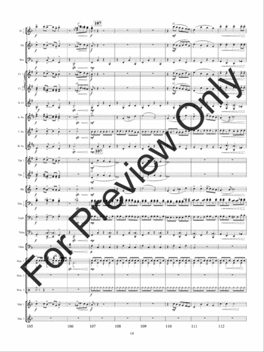Christmas Bells Are Ringing Concert Band scores gallery preview page 17
