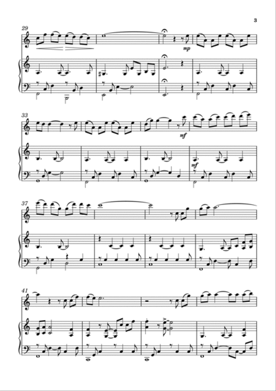When Words are Not Enough Flute Solo scores gallery preview page 3