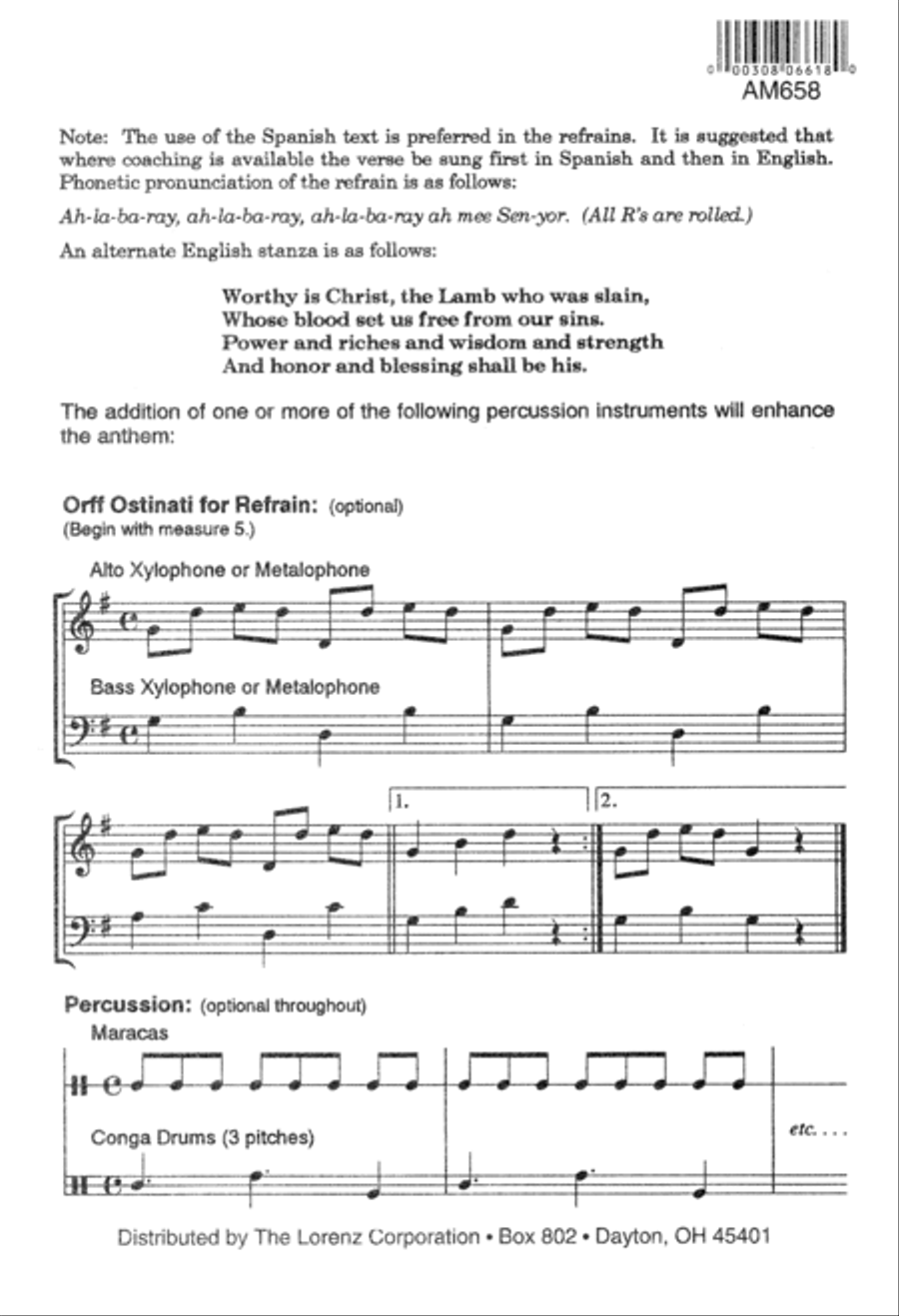 Alabaré Alabaré 2-Part scores gallery preview page 5