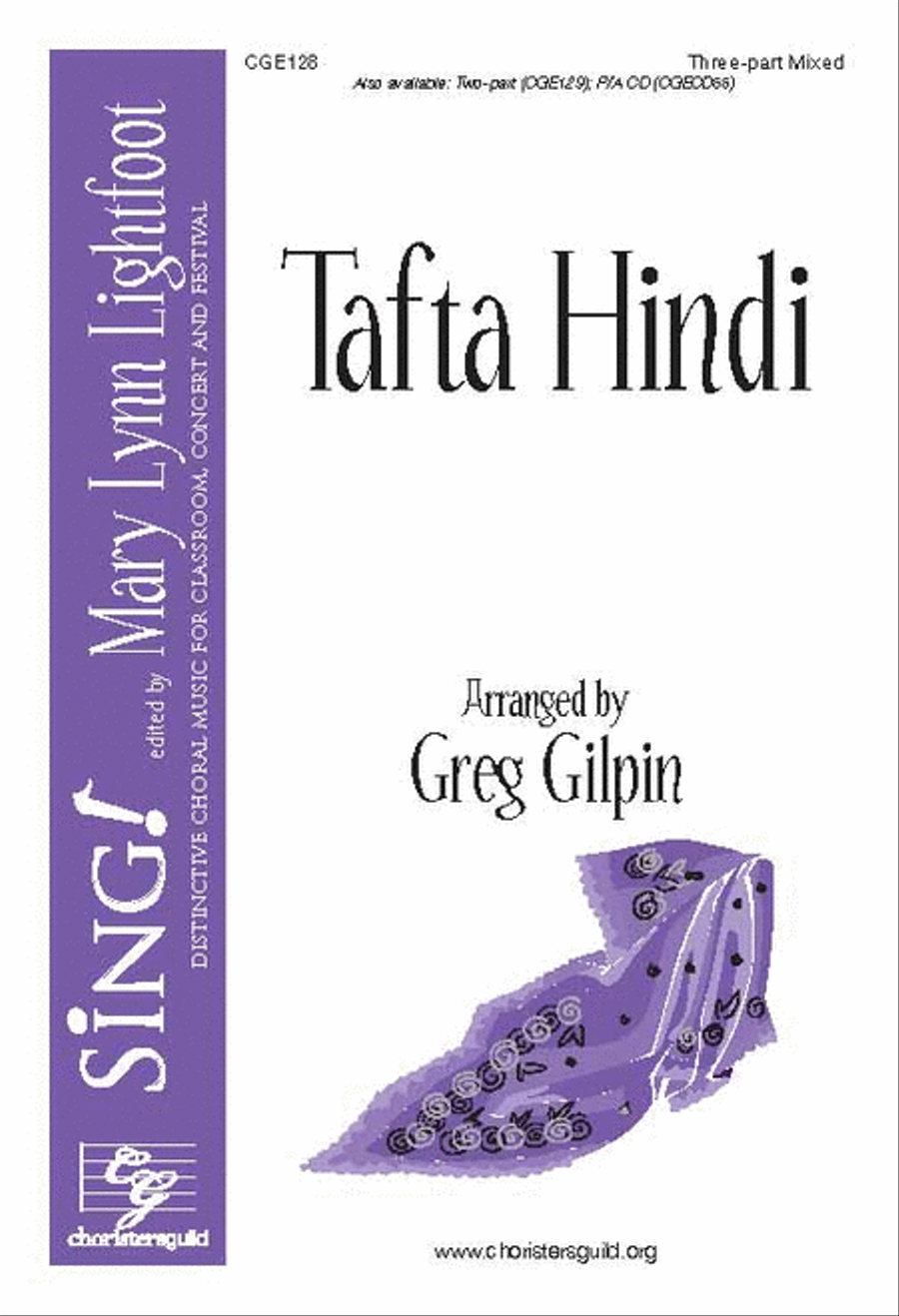 Tafta Hindi (Three-part Mixed) 3-Part scores gallery preview page 1