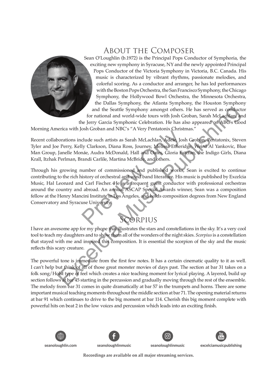 Scorpius (Score) Scorpius (Score) Concert Band scores gallery preview page 3