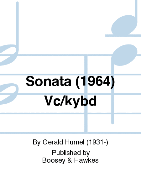 Sonata (1964) Vc/kybd