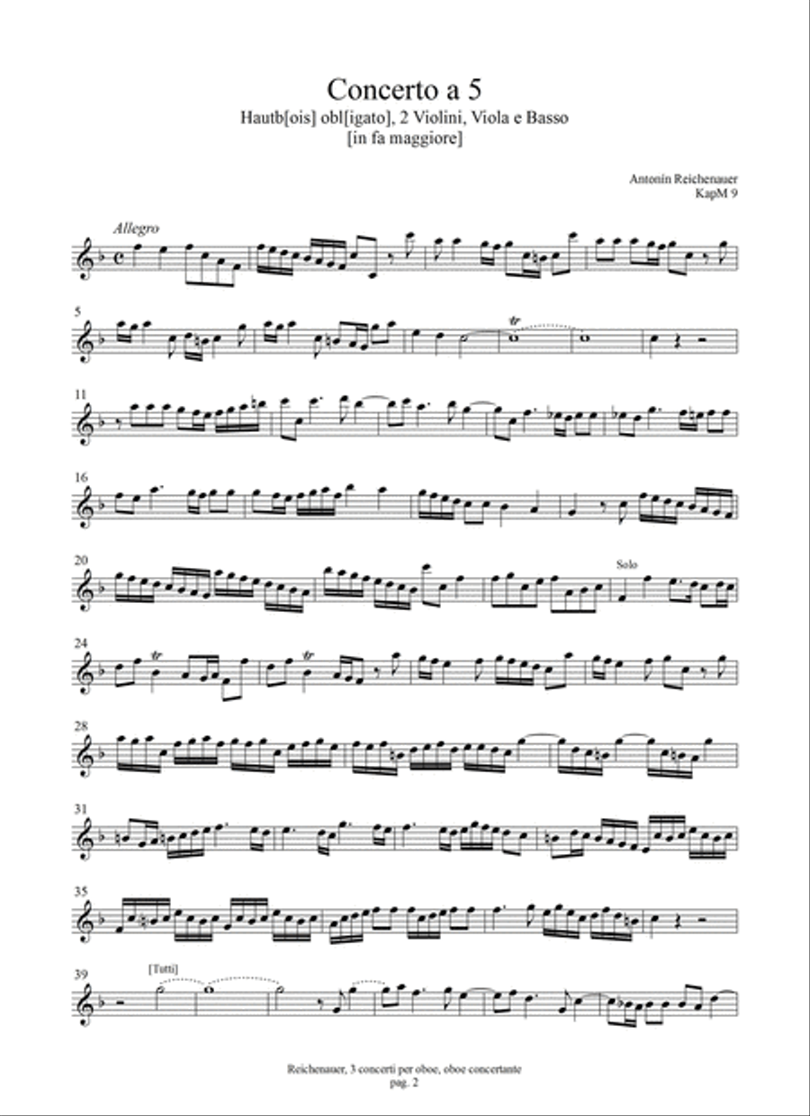 3 Concerti (KapM 9, 10, 11)(Ms, D-Dl) String Orchestra scores gallery preview page 3