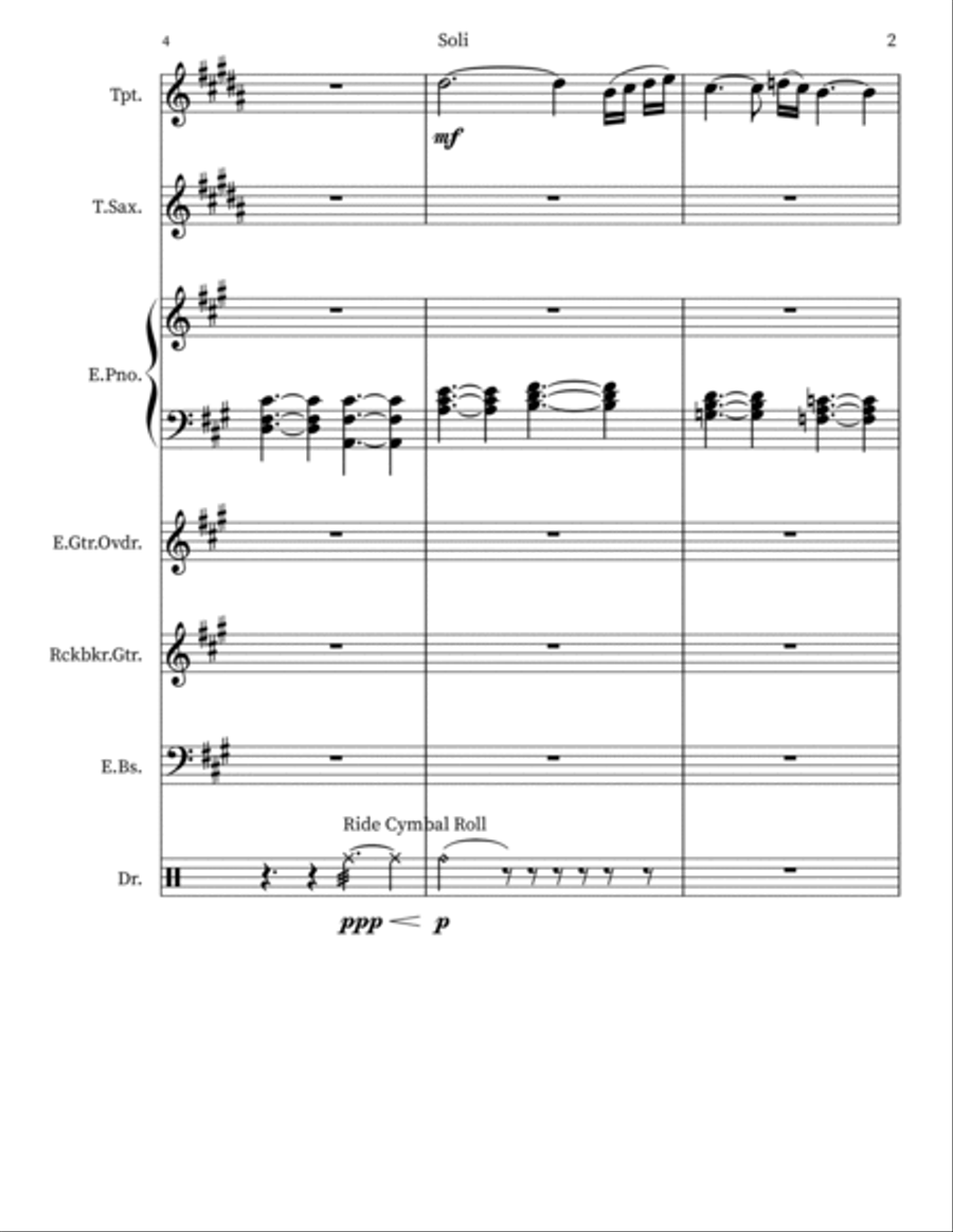 Revival Jazz Ensemble scores gallery preview page 2