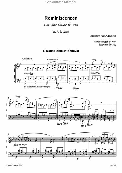 Reminiscenzen aus Don Giovanni von W.A. Mozart, Op. 45