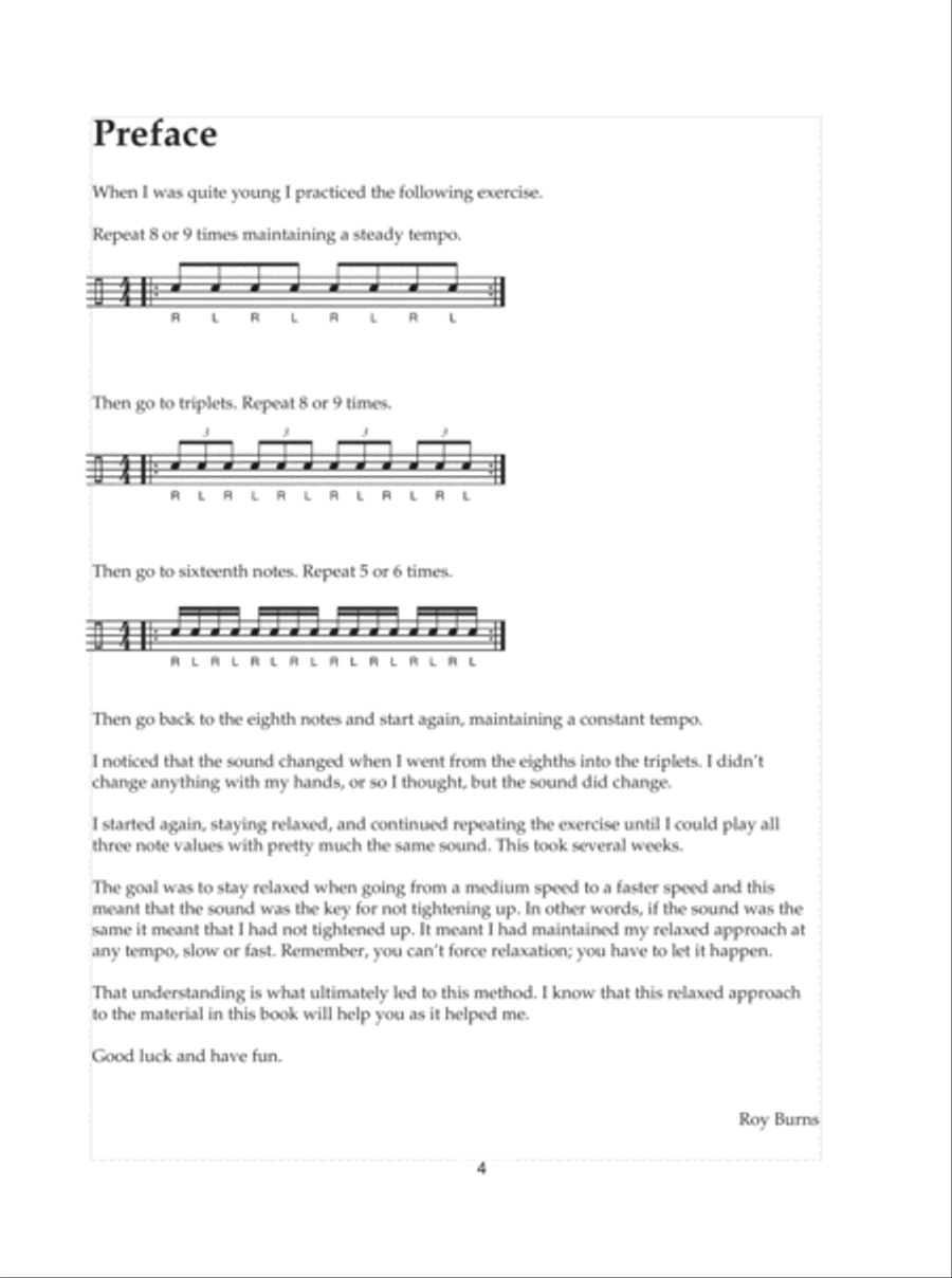 Relaxed Hand Technique Relaxed Hand Technique Percussion scores gallery preview page 5