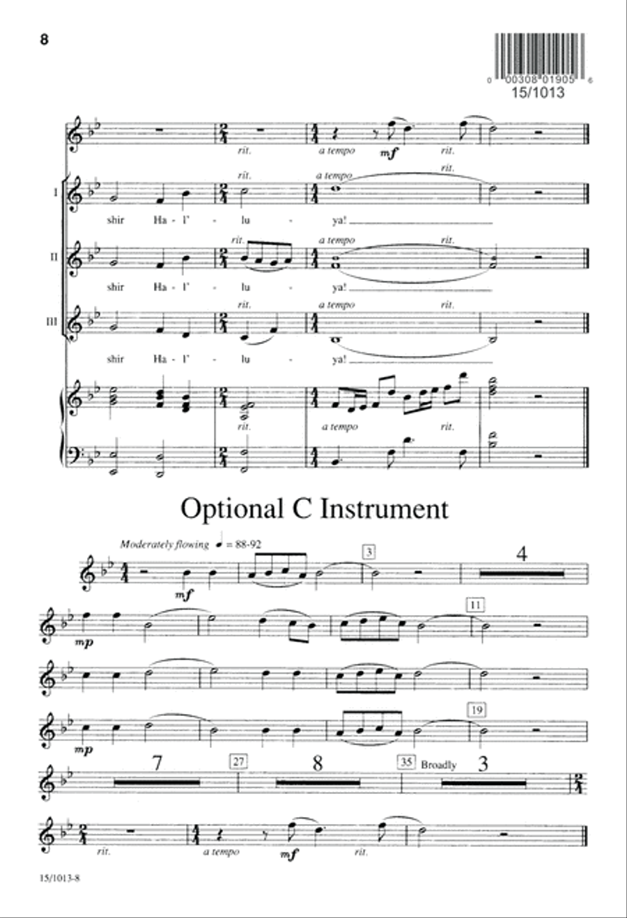 Hava Nashira Hava Nashira Choir scores gallery preview page 8