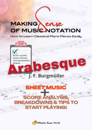Arabesque by J. F. Burgmüller - Must-Learn Classical Piano for Beginners