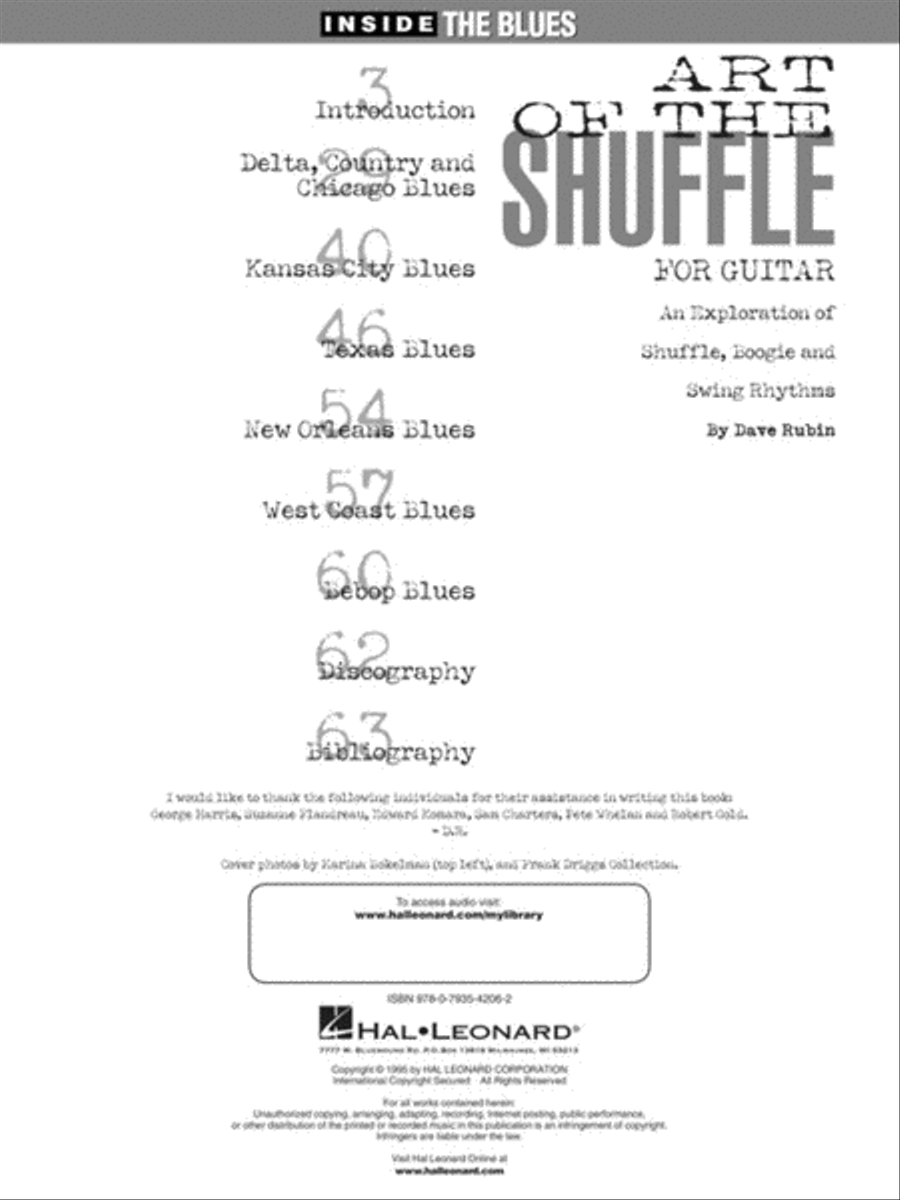 Art Of The Shuffle For Guitar Electric Guitar scores gallery preview page 2